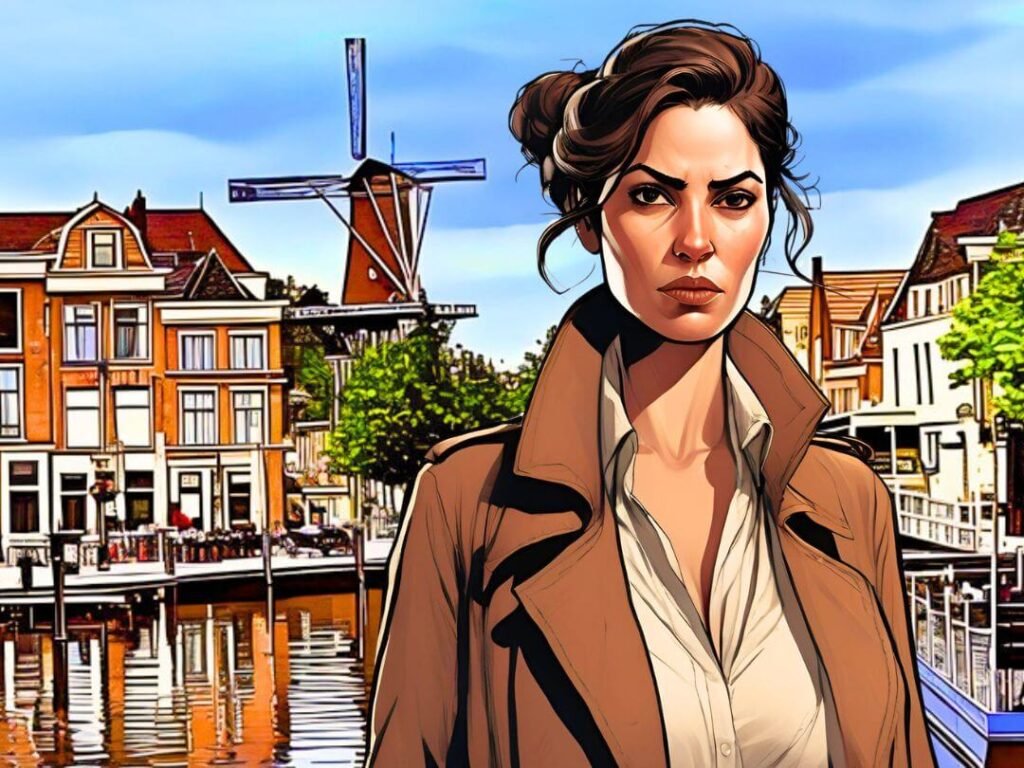 Leiden treasure hunt detective mystery city game.